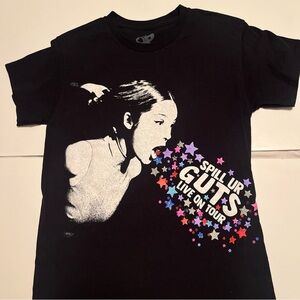 Olivia Rodrigo “Spill Ur Guts” tour concert t-shirt black small